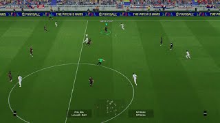 eFootball Benzema turns and SCORES [upl. by Aschim]