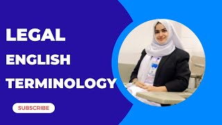 Legal English Terminology from 11 to 40 part 2 in Sindhi by Ambreen [upl. by Jann]