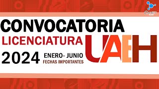 Convocatoria UAEH enerojunio 2024 [upl. by Aneba]