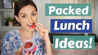 Meal Prep Friendly Packed Lunch Ideas Vegan  Healthy [upl. by Anauqaj]