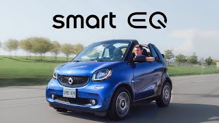 2018 Smart Fortwo EQ Electric Cabriolet Review  The Ideal City Car [upl. by Arama946]