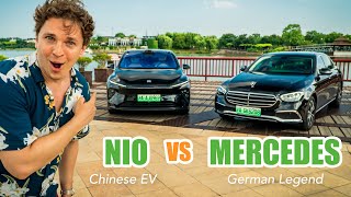 NIO ET7 vs MercedesBenz E 350eL  Chinese EV Takes On German Legend [upl. by Atiuqam639]