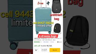 Airconic 77cm 20 get aristocrat perfect business Traveller anitithieft bag free  n dreams bags 🎒 👌 [upl. by Ydarg437]