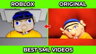 SML Movie vs SML ROBLOX 1 HOURS OF BEST SML VIDEOS  Side by Side 25 [upl. by Llenel]