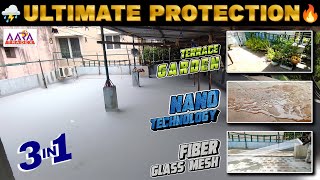 ⛈️மழை கால Ultimate Protection Package for Terrace  Nanotechnology Waterproofing  Aara Tradex [upl. by Irrabaj]