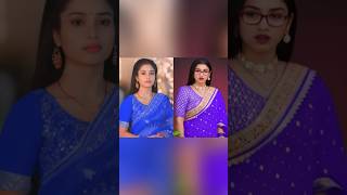 Tv serial actress newsong trending maching saree look new status dangaltvserialstvserialshorts [upl. by Denten]