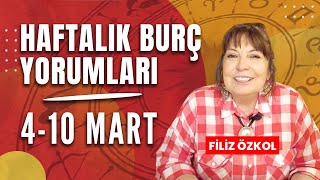 FİLİZ ÖZKOL İLE HAFTALIK BURÇ YORUMLARI  4  10 MART 2024 [upl. by Aleuname]