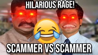 MAD Indian Scammer Says Hes My Dad HILARIOUS RAGE SCAMMER VS SCAMMER [upl. by Wagoner967]