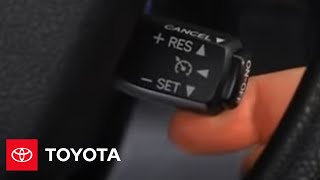 2008  2009 Tundra HowTo Cruise Control  Toyota [upl. by Hacim]