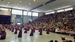 Merrie Monarch 2017 Hoolaulea Johnny Lum Ho quotWainihaquot [upl. by Ayanad322]