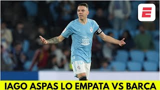 GOL DEL CELTA IAGO ASPAS sorprende al BARCELONA y empata el partido 11  La Liga [upl. by Had403]