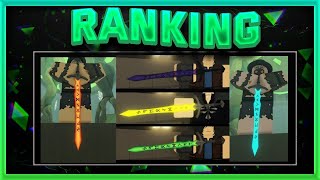 Ranking ALL HERO BLADES  Deepwoken [upl. by Arihsak]