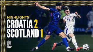 Croatia 21 Scotland  2024 UEFA Nations League Highlights [upl. by Oiretule]