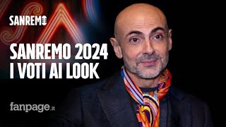 Le pagelle di Enzo Miccio su Sanremo 2024 i voti ai look del Festival [upl. by Boccaj]