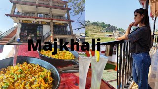 Majkhali market😇 Dev chhaya Restaurant🥰 Ranikhet view🙃 [upl. by Romanas187]