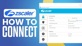 How To Connect Zscaler 2023 Easy Tutorial [upl. by Noryb702]