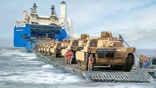 Inside US Crazy Logistics to Transport Tons of Tanks By Sea [upl. by Ellerud573]