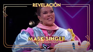 María José Campanario desenmascarada como Oveja  Mask Singer Adivina quién canta [upl. by Oj]