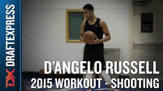 DAngelo Russell 2015 NBA Draft Workout Video  Shooting [upl. by Asillim]