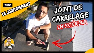 Comment faire des joints de Carrelage en exterieur [upl. by Athene]