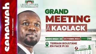 DIRECT  Suivez le grand meeting de Ousmane Sonko à Kaolack  Législatives 2024 [upl. by Anima610]