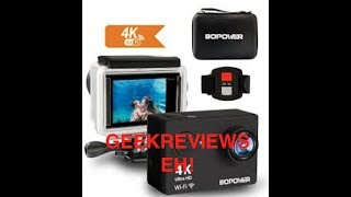 GooBang Doo 4k B1W Bopower Action Camera vs iPhone 6s Plus 4k Camera [upl. by Ettolrahs]