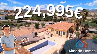 Property for sale in Almeria  3 bedroom villa in Arboleas with an annex  Villa Violetas  AH13728 [upl. by Suki]