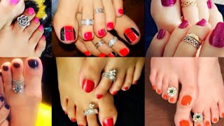 Latest Toe Rings Designs 2020♥️Traditional Metti Designs [upl. by Auoy]