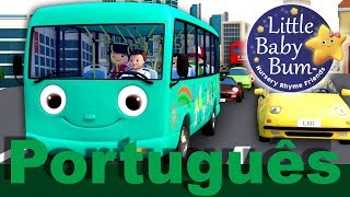 As rodas do ônibus  Versão 10  Canções infantis  LittleBabyBum [upl. by Anoirtac247]