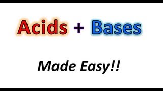 Acids  Bases Made Easy Part 1  What the Heck is an Acid or Base  Organic Chemistry [upl. by Juliette]