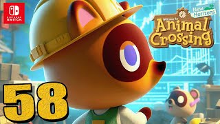 ANIMAL CROSSING NEW HORIZONS 58 🏝️ GROS OEUVRE [upl. by Aleacem718]