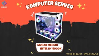 JUAL KOMPUTER SERVER INTEL I9 14900K SPEK DEWA [upl. by Ailehc311]