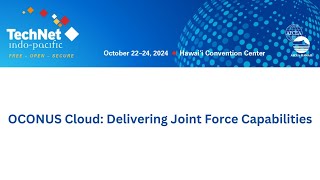 OCONUS Cloud Delivering Joint Force Capabilities [upl. by Namurt]