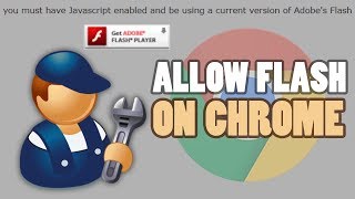 How To Allow Adobe Flash Player on Google Chrome Browser [upl. by Anihpled]