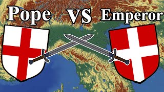 Empire vs The Papacy Guelphs vs Ghibellines [upl. by Layor]