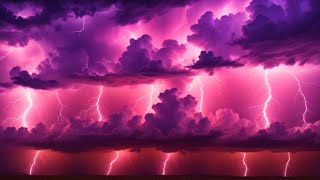 Appalling Thunder Sounds amp Heavy Rain Sounds for Sleep  Relaxation Therapy for Fast Stress Relief [upl. by Haraj]