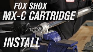 How To Install the Fox Shox MXC Cartridge  2017 KTM 85 SX [upl. by Neetsirhc469]