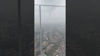 View at sky garden in the highest building in Indonesia will finish in this year [upl. by Perlman]