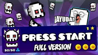 LA VERSIÓN COMPLETA DE PRESS START  GEOMETRY DASH  VRO [upl. by Eleda]