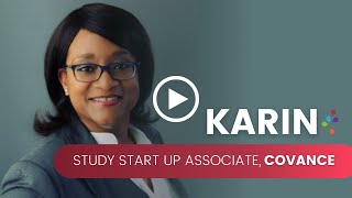 Karin Was Hired as a Study StartUp Associate at Covance [upl. by Brittan]