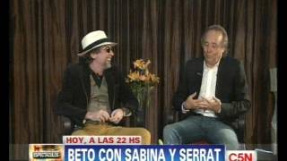 C5N  MUNDO CASELLA JOAQUIN SABINA Y JOAN MANUEL SERRAT CON BETO CASELLA ADELANTO [upl. by Acissj]