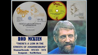 Theres A Lion In The Streets Of Johannesburg  Rod McKuen [upl. by Pinette]