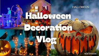 Decorate My House For Halloween1st Time Decorating Halloween Decorations Spooky SeasonDIY Decor [upl. by Ottilie]