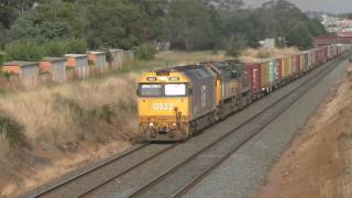 Trains around Ballarat Victoria Australia [upl. by Krischer]