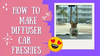 How To Make Car Freshener Diffusers [upl. by Tami287]