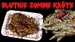 Halloween  Blutige Zombie Kröte  Guten Appetit  Creepy Horror Prop [upl. by Tandie]