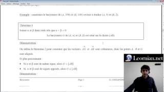 Barycentre 35  Propriétés du Barycentre  Maths Première S [upl. by Frederic311]