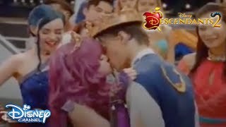 Descendants 2  Serious Kiss of Ben and Mal  CLIP  Official Disney Channel US [upl. by Prober]