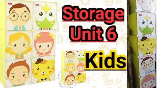 Babyhug 6 Cabinets Detachable Storage Unit Cartoon Print  Green [upl. by Aecila171]