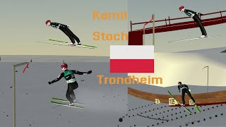 Odwzoruj to w DSJ4 17  Kamil Stoch  945 m  Trondheim Granåsen [upl. by Nylknarf]